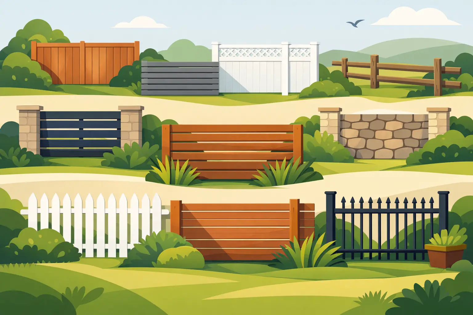 9 Best Backyard Fence Styles to Consider
