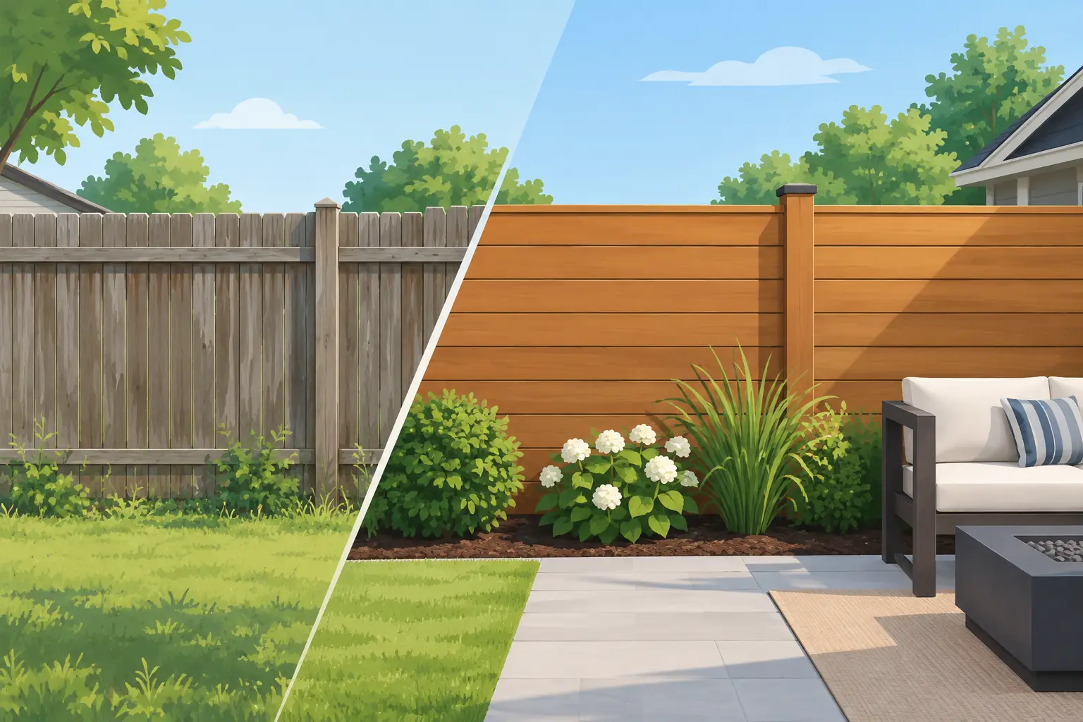 Backyard Privacy Fence Makeover Ideas That Last