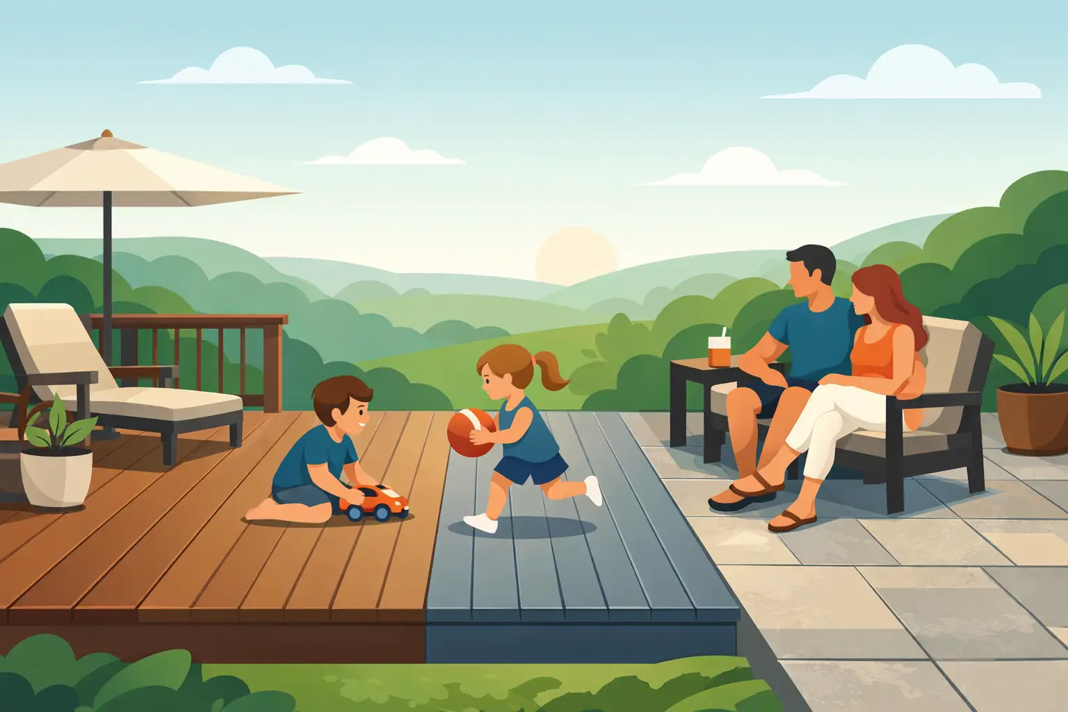 Best Deck Materials for Families That Last