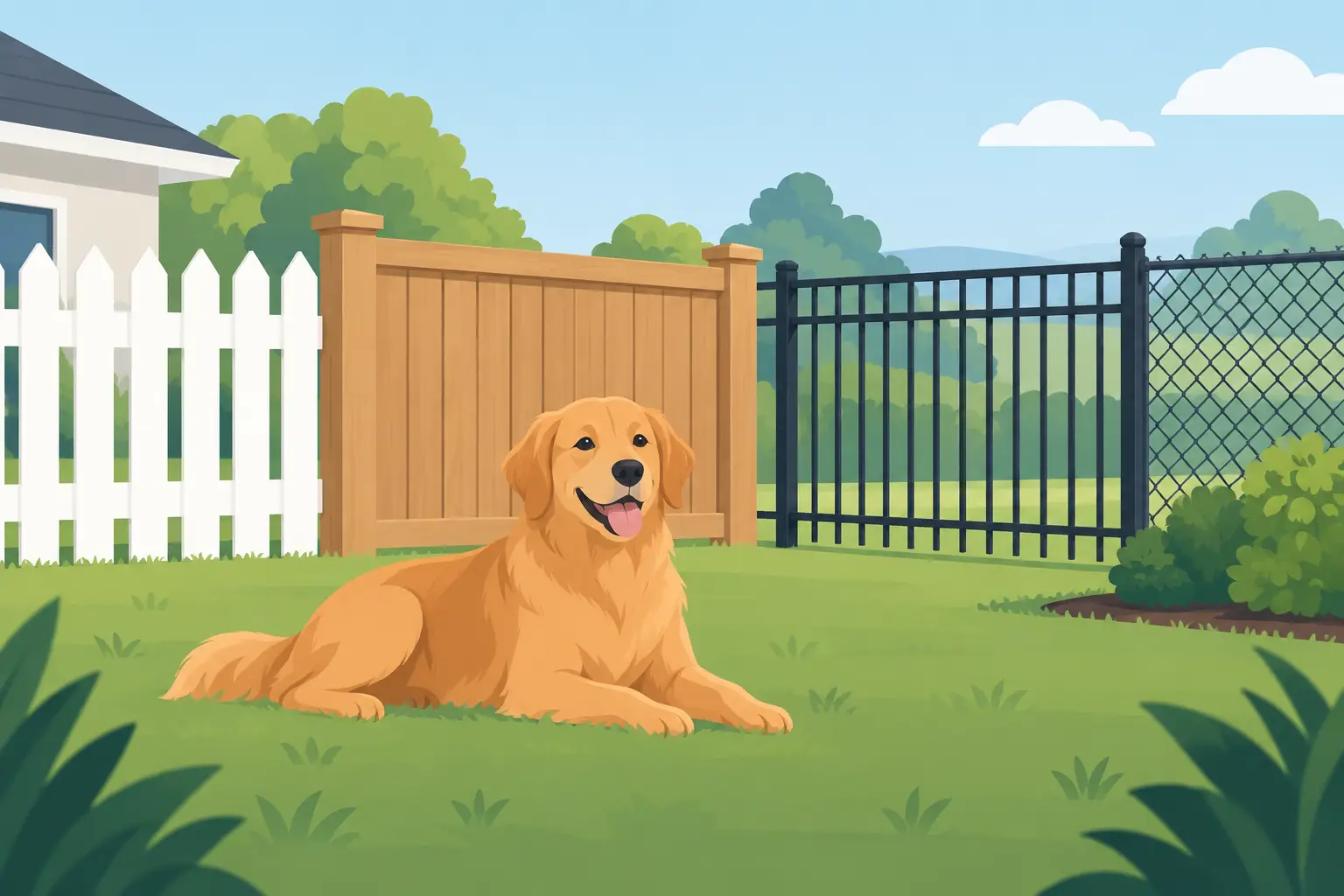Best Fence Options for Dogs and Safer Yards