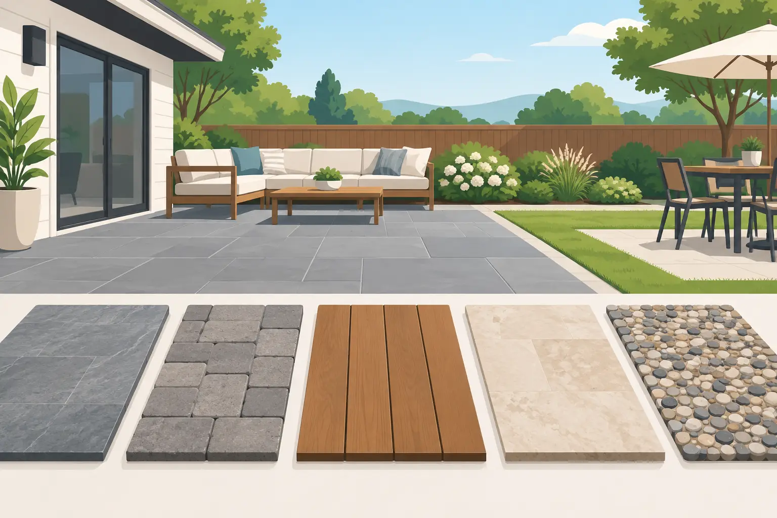 Best Patio Materials for Backyard Spaces