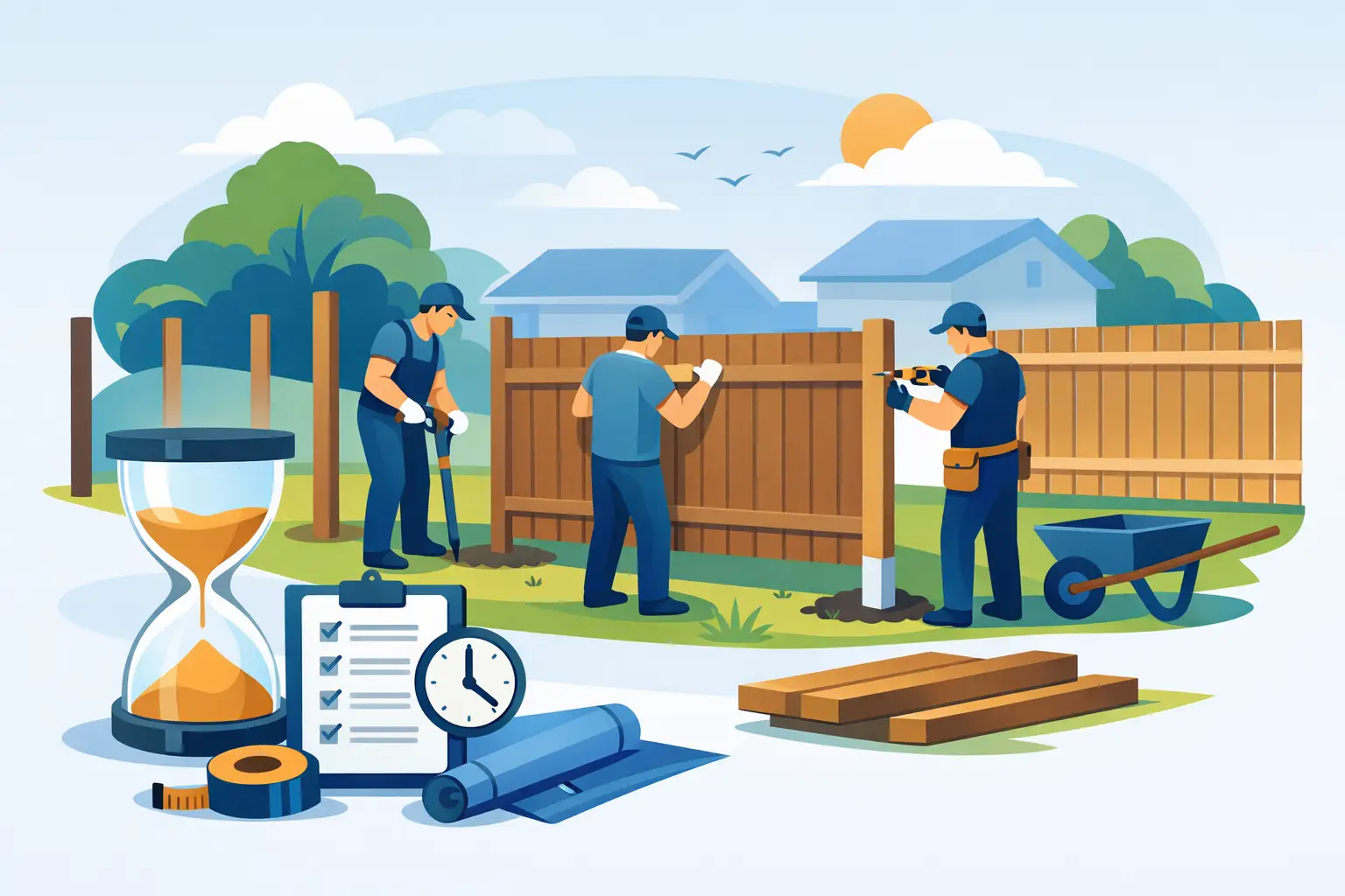How Long Does Fence Installation Take? Real Timelines