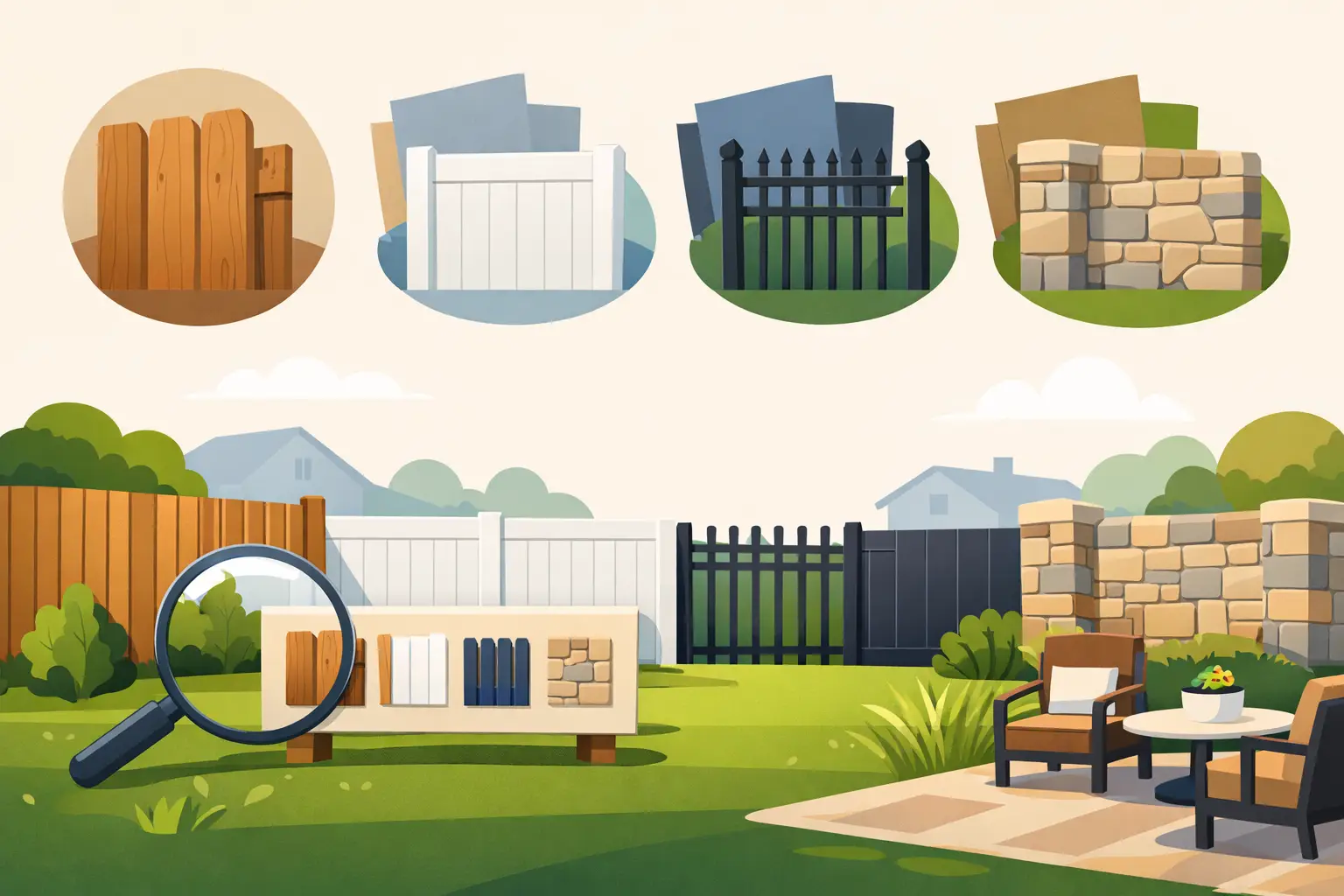 How to Choose Backyard Fence Material