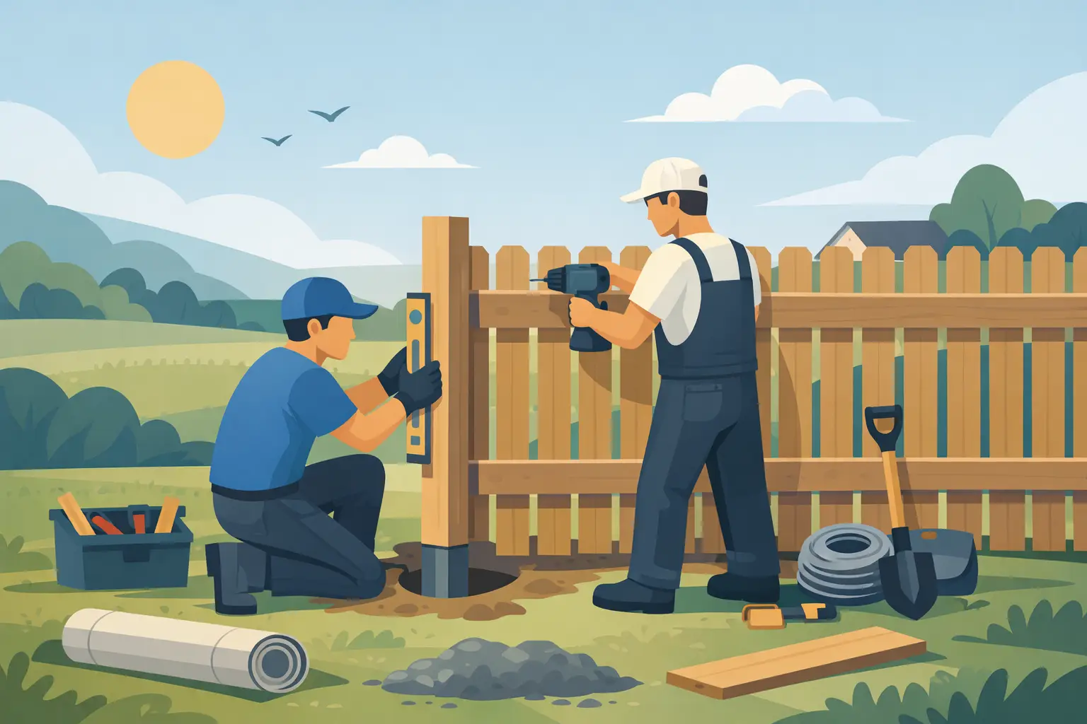 How to Install a Fence the Right Way