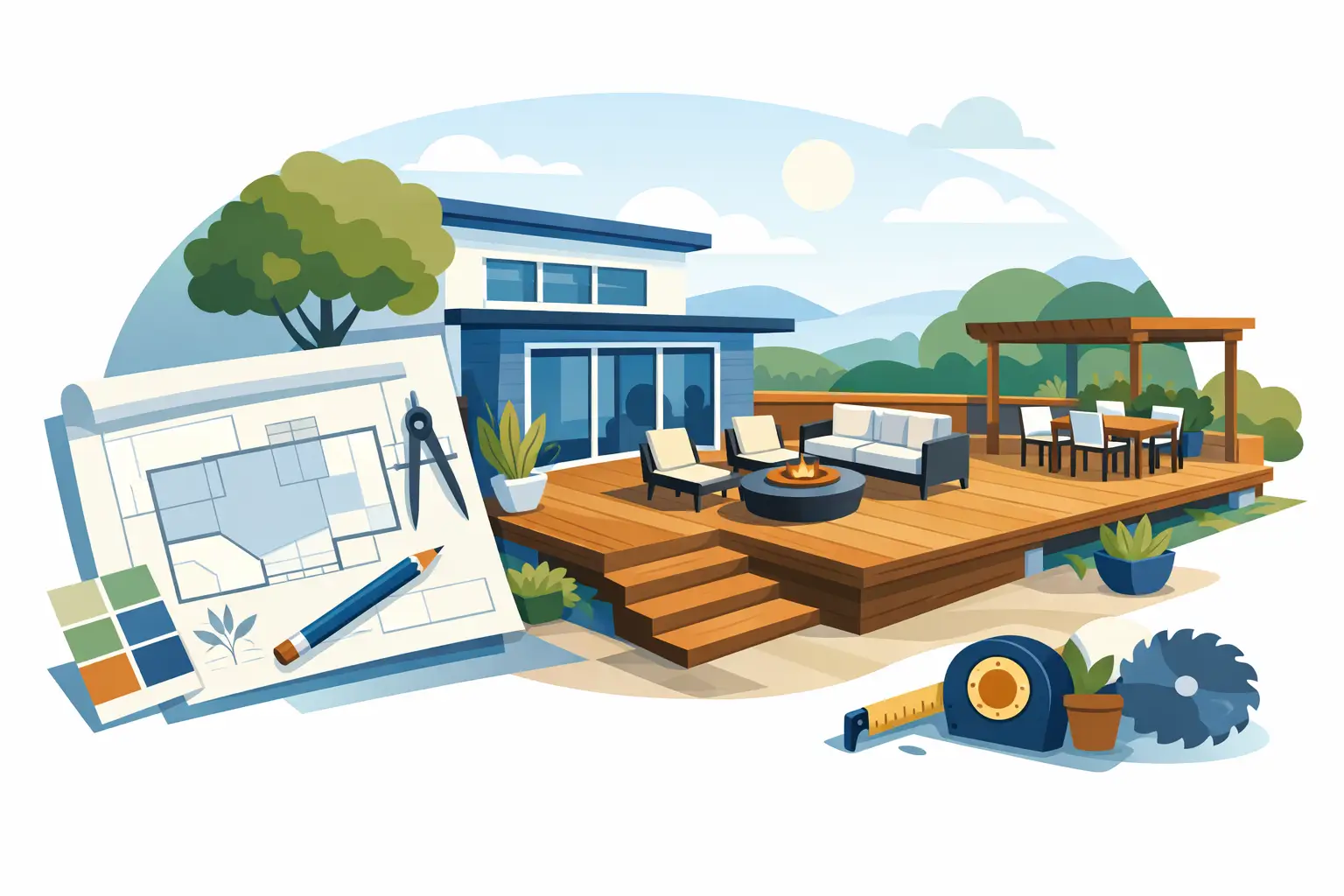 How to Plan a Custom Deck That Fits Your Home